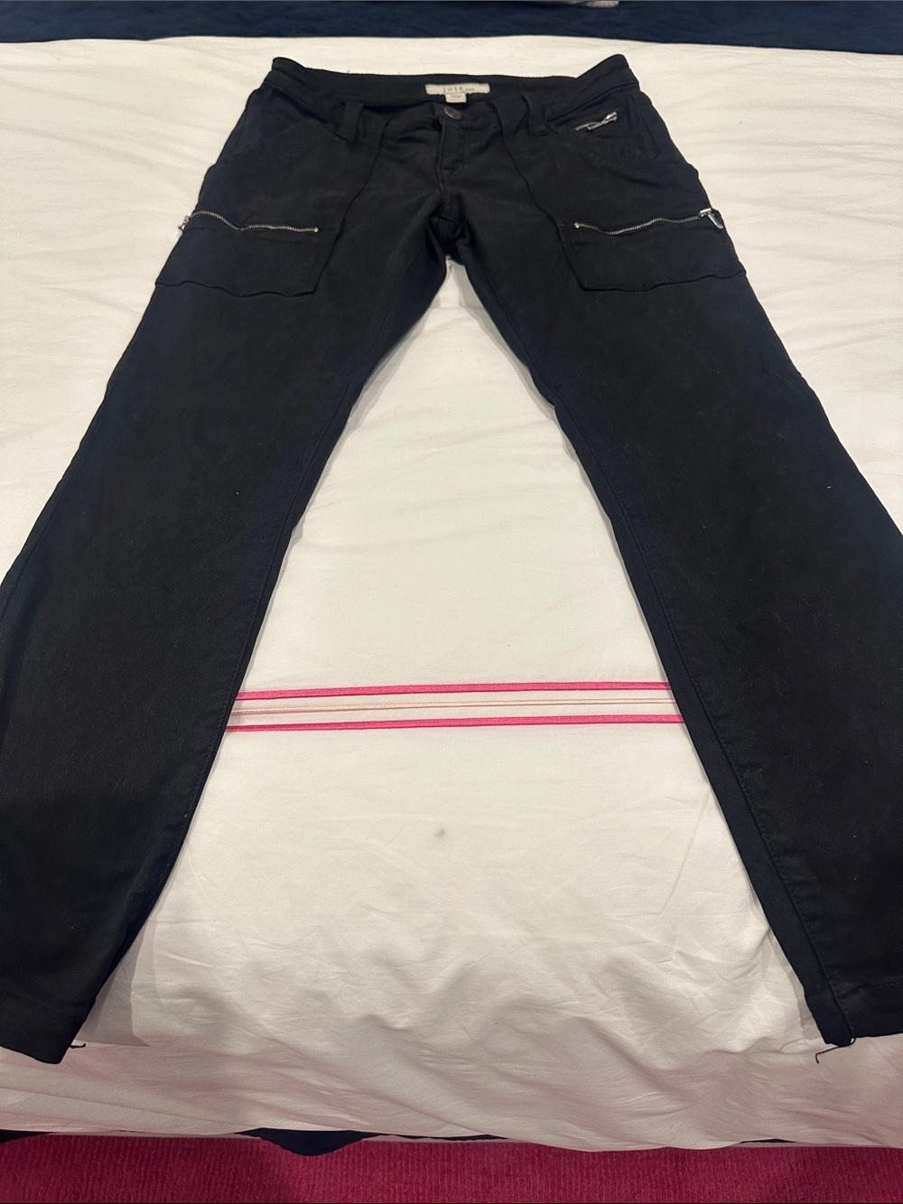 Joie Black Jeans with Branded Button
